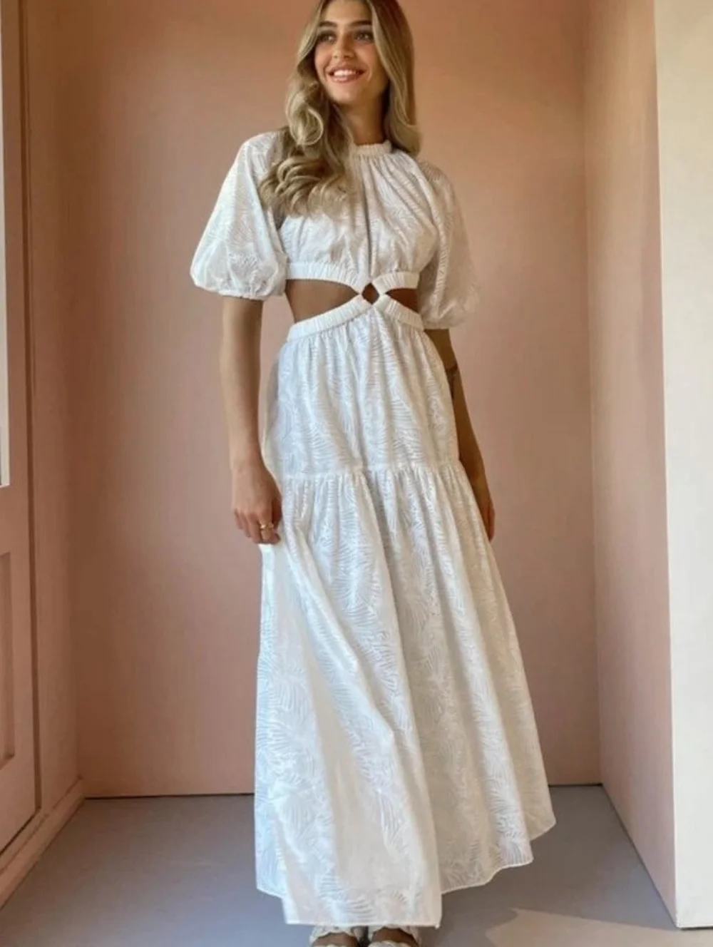 Significant Other White Skyler Cutout Dress - Picture 2 of 16